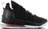 Nike LeBron 18 XVIII - Bred - Heren Basketbalschoenen Sport Schoenen Sneakers Zwart CQ9283-001 - Maat EU 45 US 11