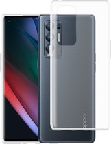 Cazy Oppo Find X3 Neo hoesje - Soft TPU case - transparant