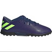 adidas Performance Nemeziz Messi 19.3 Tf J Kinder De schoenen van de voetbal blauw 30