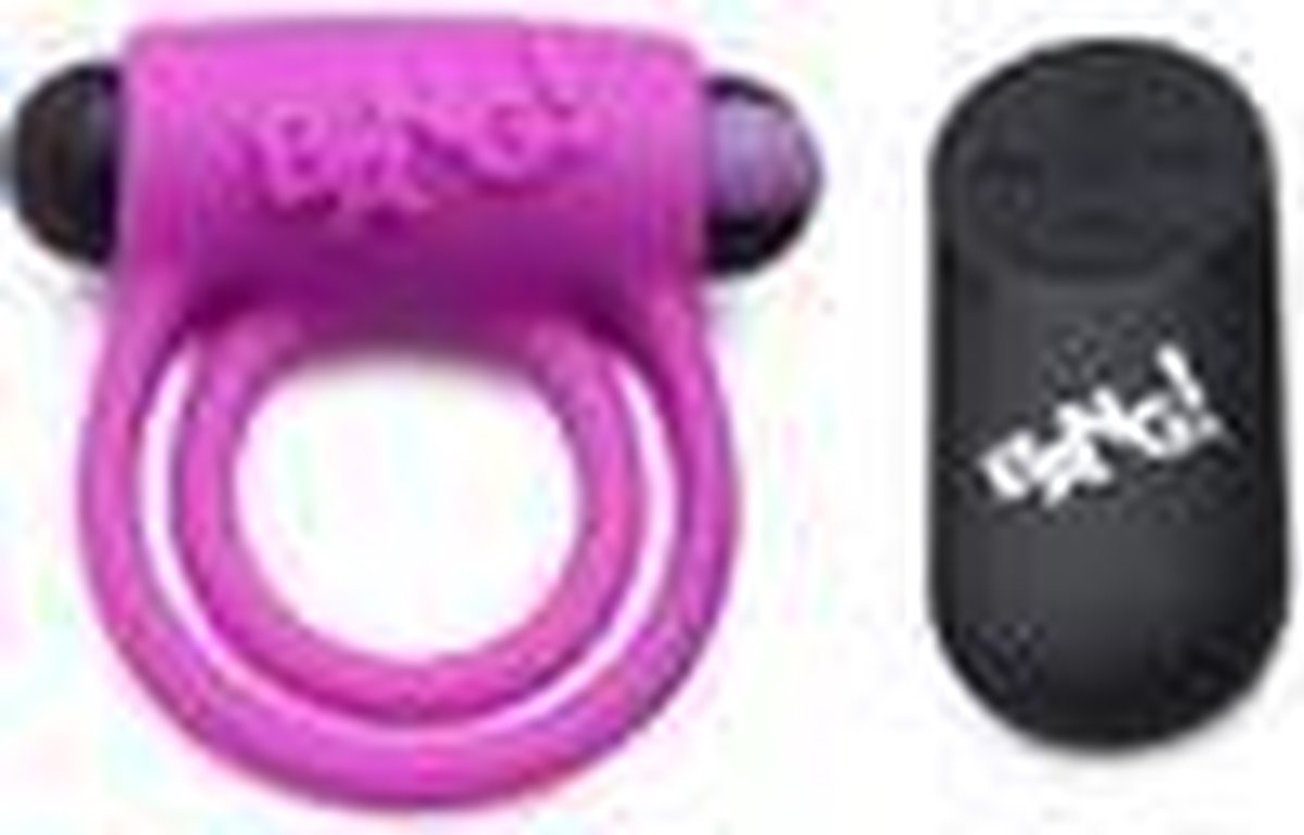 Goedkoopste XR Brands Silicone Cockring and Bullet with Remote Control purple
