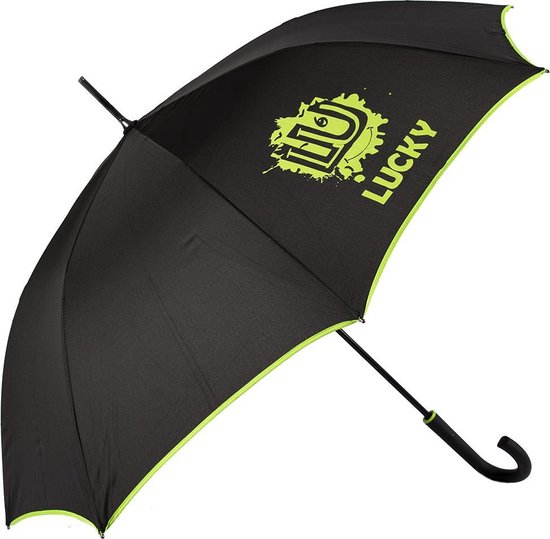 Biggdesign Paraplu Volwassenen - 8 Baleinen - Windbestendig - Lichte Design - Zwart - Voor Heren en Dames - Ø105 cm