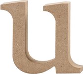 Letter. u. H: 8.5 cm. 2 cm. mdf - 1 st