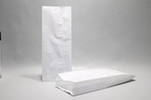 Papieren Zijvouwzakken 1.5 kg Cellulose Wit 140x60x280mm - 100 st