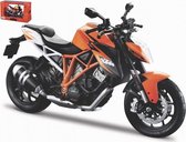 Maisto Ktm 1290 SUPER DUKE R zwart/oranje modelauto schaalmodel 1:12