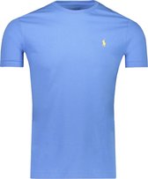 Polo Ralph Lauren  T-shirt Blauw Getailleerd - Maat XL - Heren - Lente/Zomer Collectie - Katoen