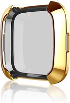 By Qubix - soft TPU case voor Fitbit Versa (volledig beschermd) - Goud