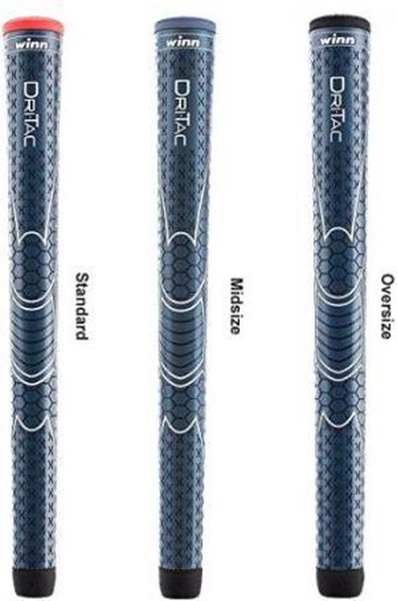WinnDry Dri Tac grip Grey (artrose grip) Midsize Heren Golfclubgrip