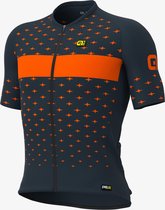 Ale Jersey Graphics PRR Stars Fietsshirt Heren - Grijs/Oranje - Maat L