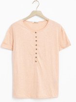Sissy-Boy - Oranja T-shirt met knopen