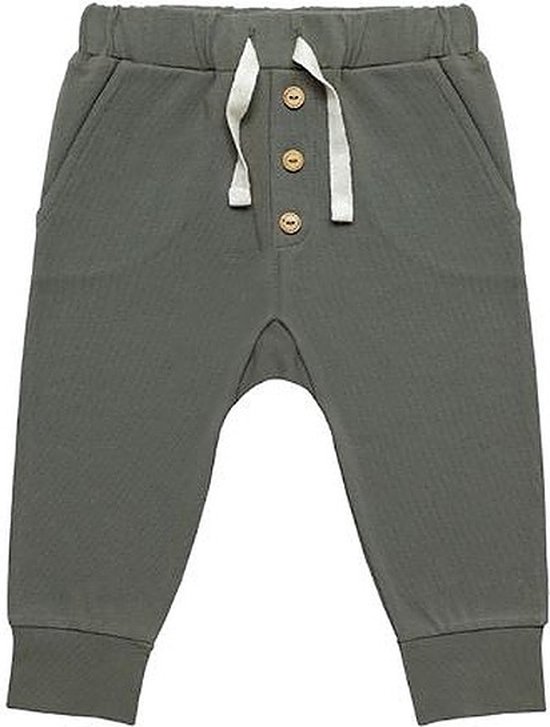 Pantalon Little Indians Dusty Olive Junior Katoen Vert Taille 18-24 Mois