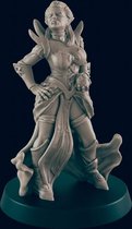 3D Printed Miniature - Female Vampire - Dungeons & Dragons - Beasts and Baddies KS