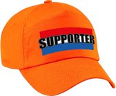 Oranje supporter pet / cap met Nederlandse vlag - kinderen - EK / WK - Holland fan petje / kleding