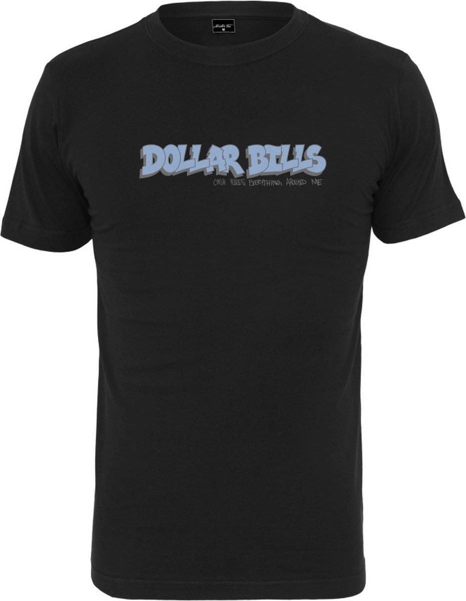 Mister Tee Heren Tshirt -S- Dollar Bills Zwart