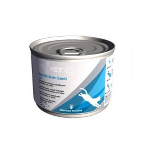 TROVET Hypoallergenic LRD (Lamb) Kat - 12 x 200 gr blikjes