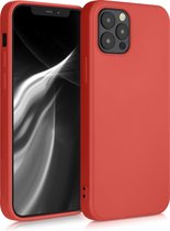 kwmobile telefoonhoesje voor Apple iPhone 12 / 12 Pro - Hoesje voor smartphone - Back cover in rood