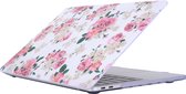 Mobigear Laptophoes geschikt voor Apple MacBook Pro 15 Inch (2016-2019) Hoes Hardshell Laptopcover MacBook Case | Mobigear Flowers - Model 39 - Model A1707 / A1990
