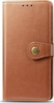 Xiaomi Mi 9T Pro Hoesje - Mobigear - Snap Button Serie - Kunstlederen Bookcase - Cognac - Hoesje Geschikt Voor Xiaomi Mi 9T Pro