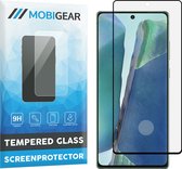 Mobigear Curved Gehard Glas Ultra-Clear Screenprotector voor Samsung Galaxy Note 20 - Zwart