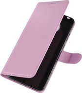 Nokia 5.3 Hoesje - Mobigear - Classic Serie - Kunstlederen Bookcase - Roze - Hoesje Geschikt Voor Nokia 5.3