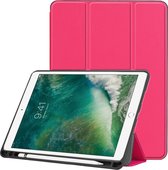 Apple iPad Air 3 (2019) Hoes - Mobigear - Tri-Fold Serie - Kunstlederen Bookcase - Roze - Hoes Geschikt Voor Apple iPad Air 3 (2019)