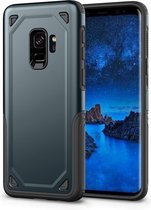 Mobigear Armor Hardcase Hoesje - Geschikt voor Samsung Galaxy J6 (2018) - Marineblauw