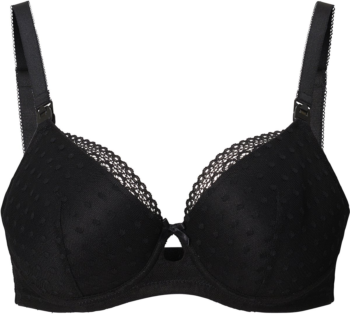 Noppies Voedingsbeha Deluxe Mesh Triangle - Black