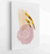 Luxury gold abstract arts background. Wall arts vector 1 - Moderne schilderijen – Vertical – 1899794968 - 40-30 Vertical