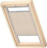 VELUX Origineel Plisségordijn (FHL), Zilveren Kozijn, P06, 406, Light Beige