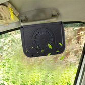 Solar Car windscherm automatische koeling fan auto koeling fan lucht vent auto fan Solar Car Auto Cool ventilator koeler voertuig lucht vent radiator met rubberen strip