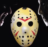Halloween Party Cool Thicken Jason Mask (rood + geel)
