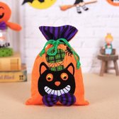 3 STUKS Halloween Decoratie Candy Bag Velvet Gift Bag (WS70 Black Cat)