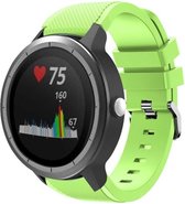 geschikt voor Garmin Vivoactive 3 silicone band - Lichtgroen - 42mm