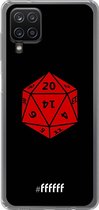 6F hoesje - geschikt voor Samsung Galaxy A12 - Transparant TPU Case - D20 - Black #ffffff