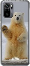 6F hoesje - geschikt voor Xiaomi Redmi Note 10 Pro -  Transparant TPU Case - Polar Bear #ffffff