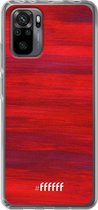 6F hoesje - geschikt voor Xiaomi Redmi Note 10 Pro -  Transparant TPU Case - Scarlet Canvas #ffffff