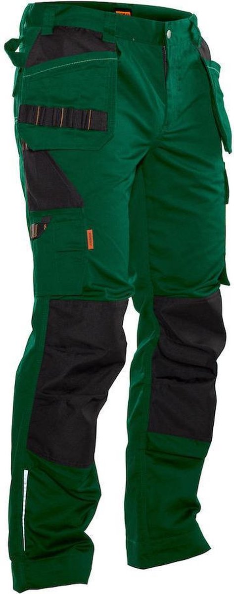Jobman Practical 2322 Werkbroek Holsterpockets - Mannen - Bosgroen/Zwart - 52
