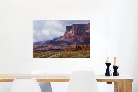 Tableau sur Toile Paysage Désertique Amérique - 90x60 cm - Décoration murale