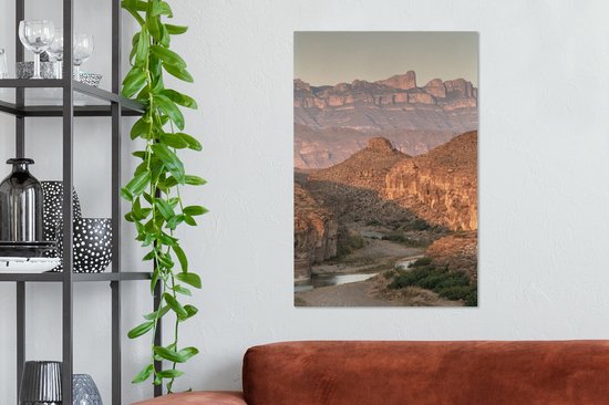 Parc national de Big Bend au Texas 60x90 cm - Tirage photo sur toile (Décoration murale salon / chambre)
