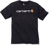 Carhartt 103361 Core Logo T-Shirt - Relaxed Fit - Black - L