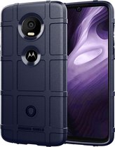 Volledige dekking schokbestendige TPU-hoes voor Motorola Moto Z4 Play (blauw)