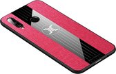 Voor Huawei nova 4e XINLI stiksels Textue schokbestendig TPU beschermhoes (rood)