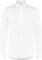 Purewhite - Heren Slim Fit Essential Overhemd - Wit - Maat XS