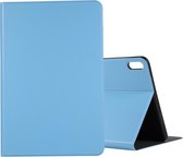 Voor Huawei Matepad 10.4 elastische lederen TPU beschermhoes met houder (blauw)