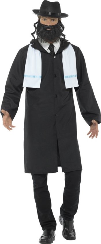 SMIFFY'S - Rabbijn kostuum voor volwassenen - L