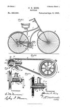 Bicyclette brevetée