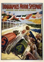 Poster Motor Speedway - Large 70x50 - Motorsport - Indianapolis - Race - Formule 1