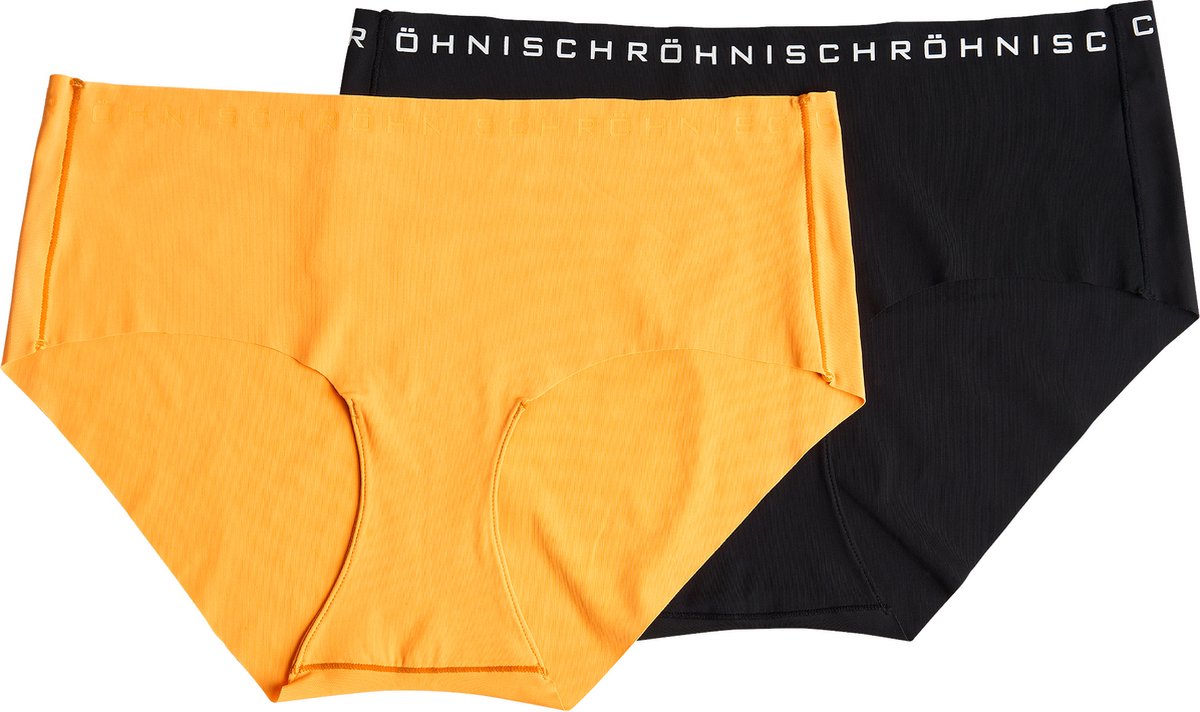 Röhnisch Hipster Siena Polyamide Dames Oranje/zwart Maat 3xl 2-pack