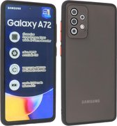 Samsung Galaxy A72 & Galaxy A72 5G Hoesje Hard Case Backcover Telefoonhoesje Zwart