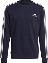 adidas Essentials Sweatshirt Heren - sportshirts - navy - maat S