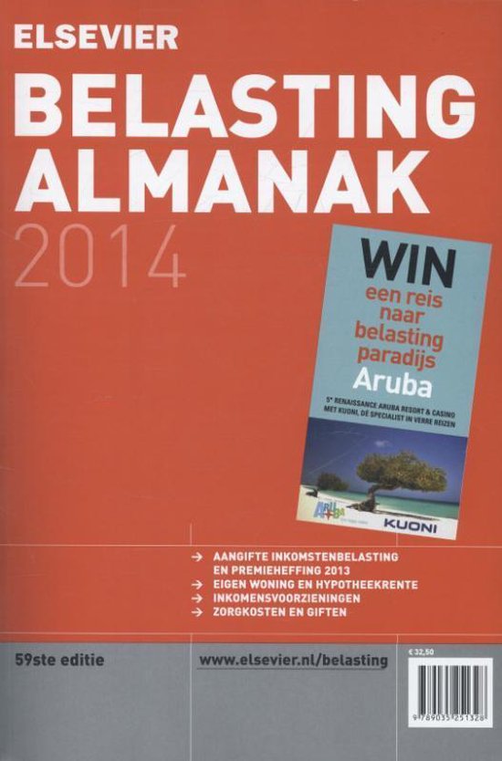 Cover van het boek 'Elsevier belasting almanak  / 2014'